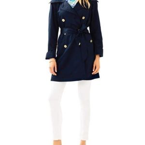 Lilly Pulitzer Qynn Trench Coat BNWT
